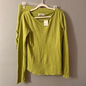 NWT free people beach sweater & skirt set.